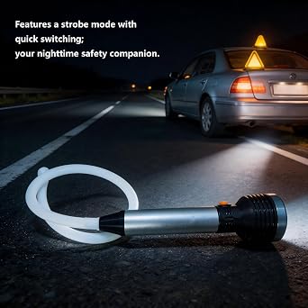 Flexible LED Work Light, Multi-Function Bendable LED Flashlight, Rechargeable High-Lumen Work Light