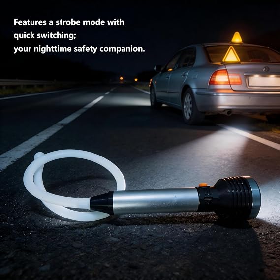 Flexible LED Work Light, Multi-Function Bendable LED Flashlight, Rechargeable High-Lumen Work Light