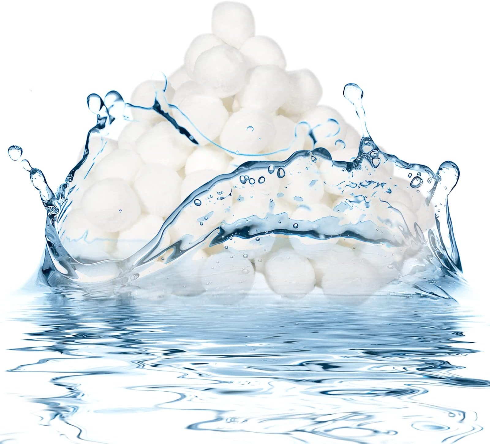 RinwyweyFilter balls for sand filter system, 700 g, filter balls, replacement 25 kg filter sand, suitable for pool filters, swimming pool filter systems, aquarium and pool cleaning