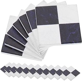 KOMBIUDA 18 Pçs Piso De Casa De Bonecas Decoração De Madeira Miniaturas Acessórios De Cosplay Piso Em Miniatura Móveis De Casa De Bonecas Piso Papel De Parede De Casa De Bonecas Tábuas De