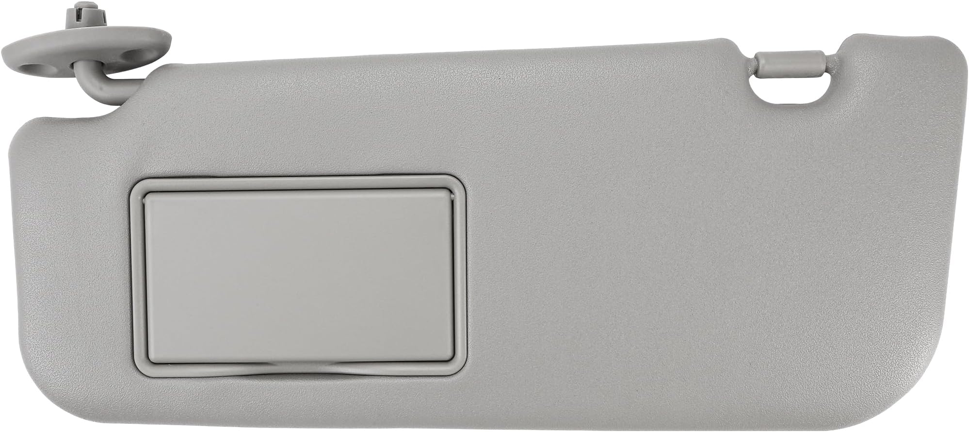 Driver Front Left Side Sun Visor Replacement Compatible with Toyota Vios, Yaris, Yaris L 2014 2015 2016 2017 2018 2019 2020 2021 2022 – Grey Car Interior Front Protection Shade with Mirror