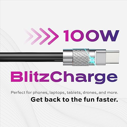 Miniatura 2 de Statik TSumoCharge - Cable USB C a i-Product 27W Cable de carga rápida, cable USB C de silicona líquida resistente, compatible con transferencia de