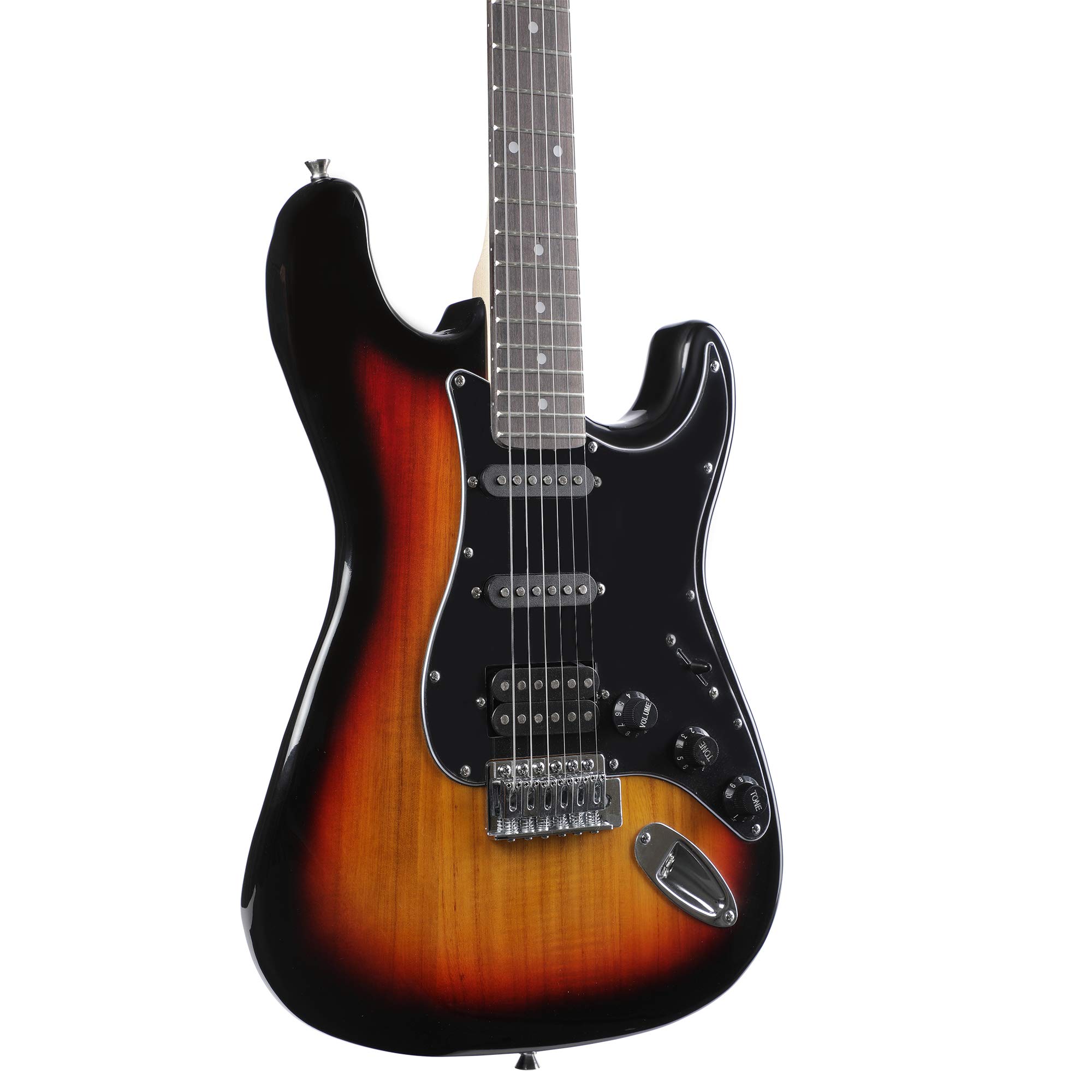 JUAREZ JRZ-HSS01 ELECTRIC GUITAR (SUNBURST) - HSS Pickup with