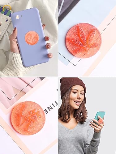 Miniatura 4 de Molde de agarre para teléfono de Halloween, Lanstics, 18 piezas de moldes de resina epoxi Halloween fantasmas monstruos hoja de arce teléfono molde