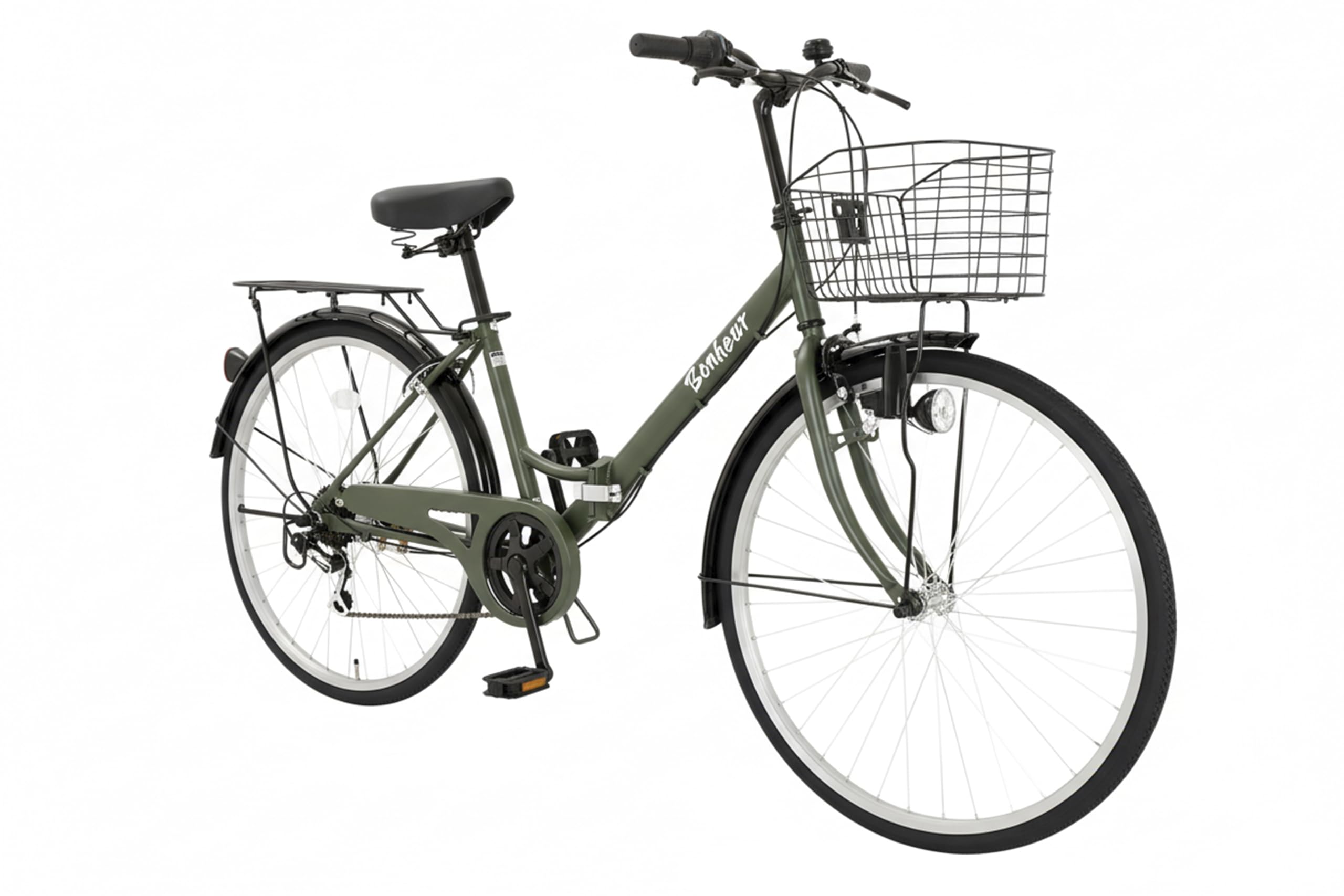 Amazon | 自転車 26インチ 折りたたみ ママチャリ シティサイクル