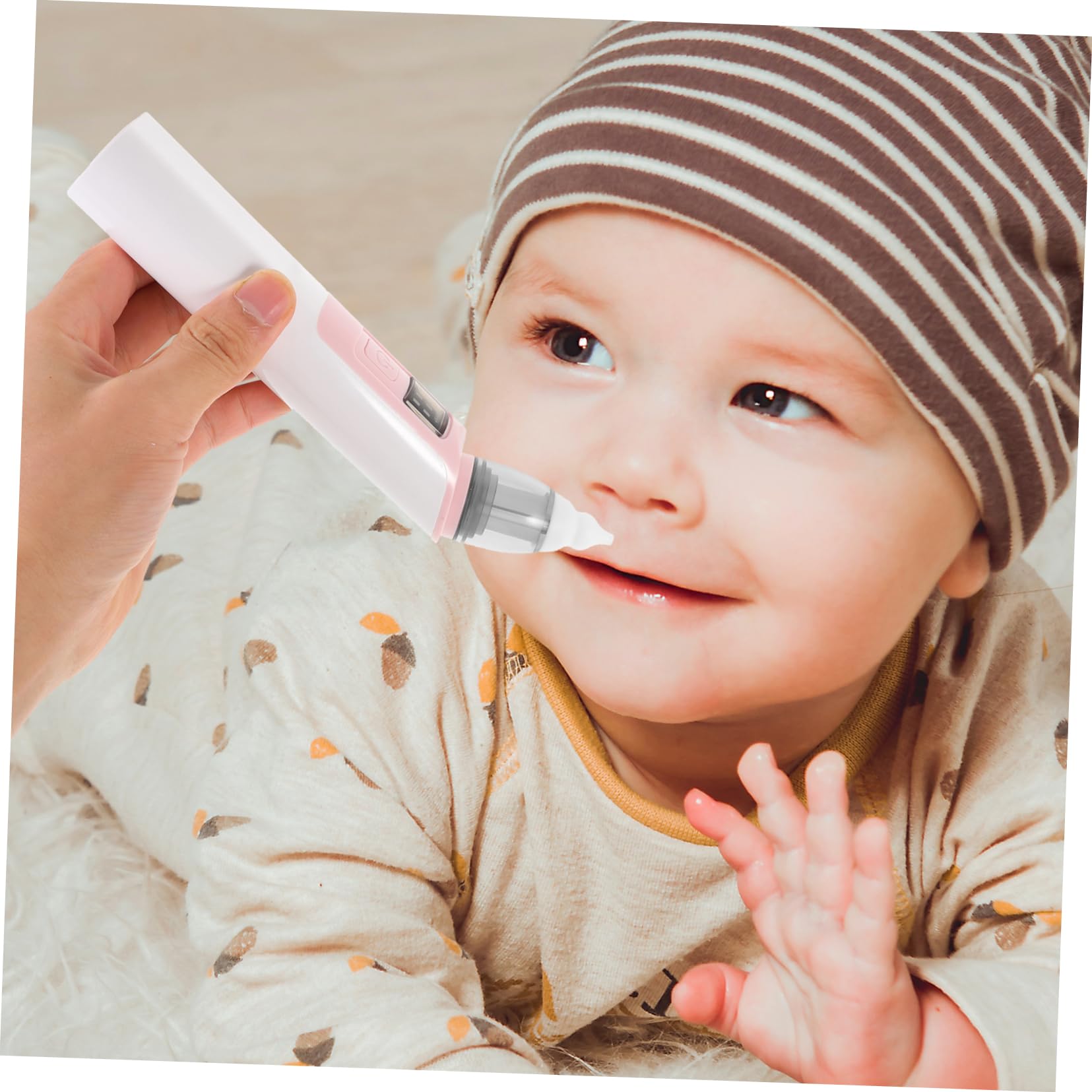 Toddmomy 1 Juego Aspirador Eléctrico Mocos de Kit de Limpieza Suave y Eficaz Recién Nacidos y Pequeños