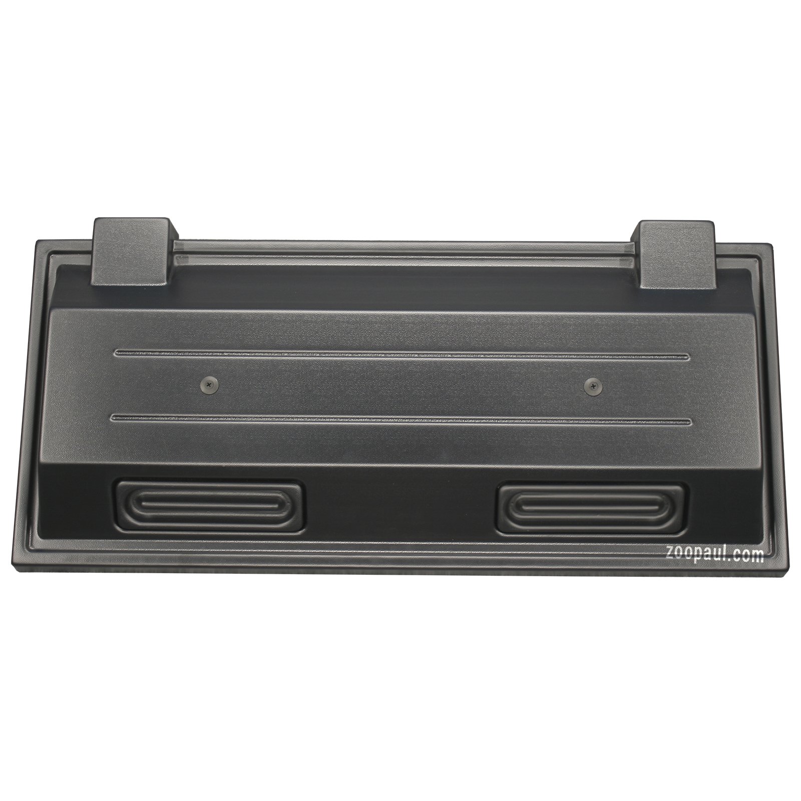 ZooPaul LED 80x35 cm Aquarium Terrarium Abdeckung Beleuchtung Deckel schwarz Lux