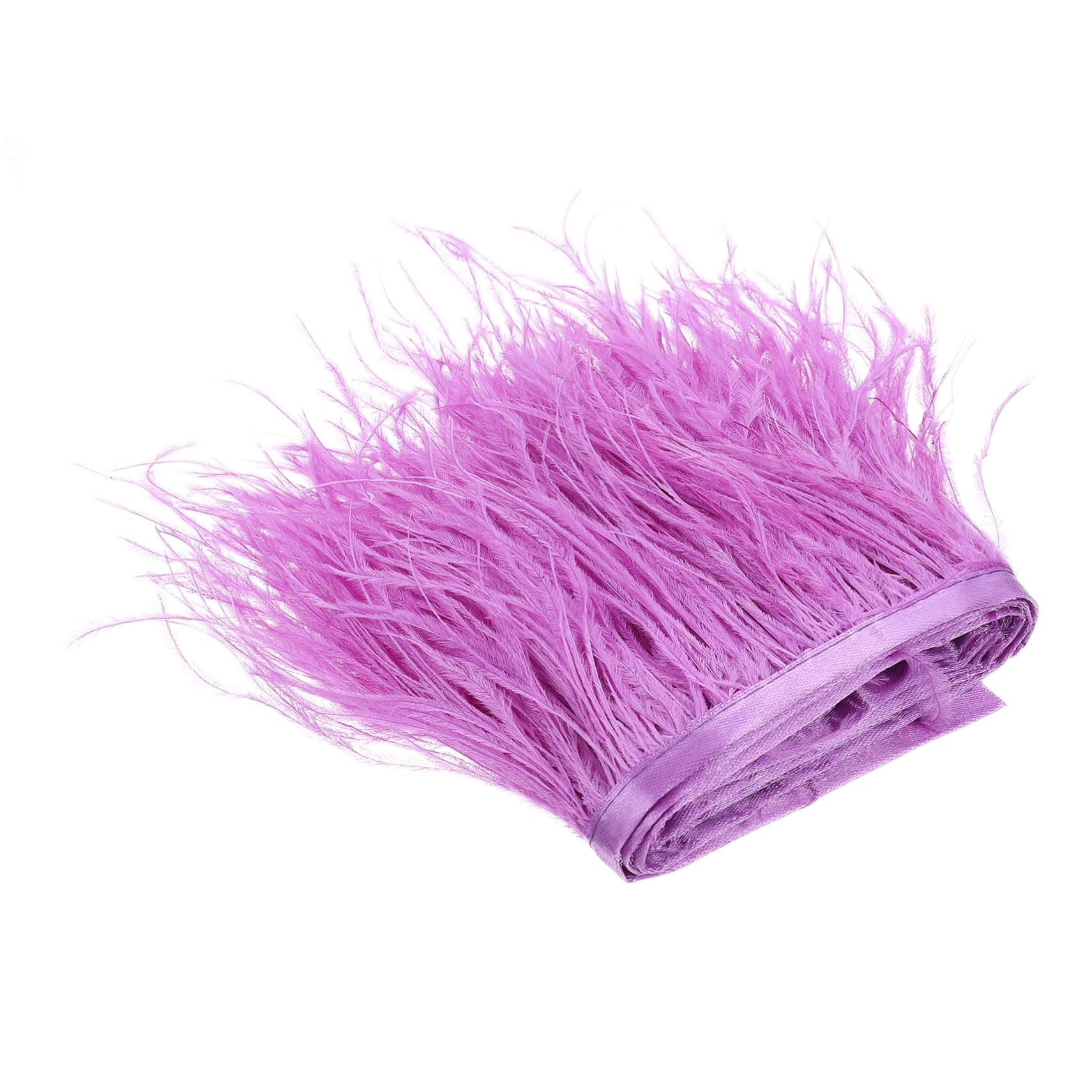 Ruban plumes autruche accessoire diy vêtement mariée et modiste