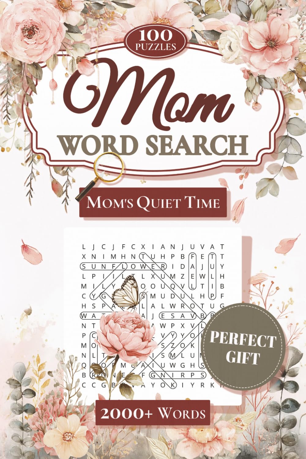 Mom Word Search Puzzle Book: 100 Relaxing Puzzles for Adults
