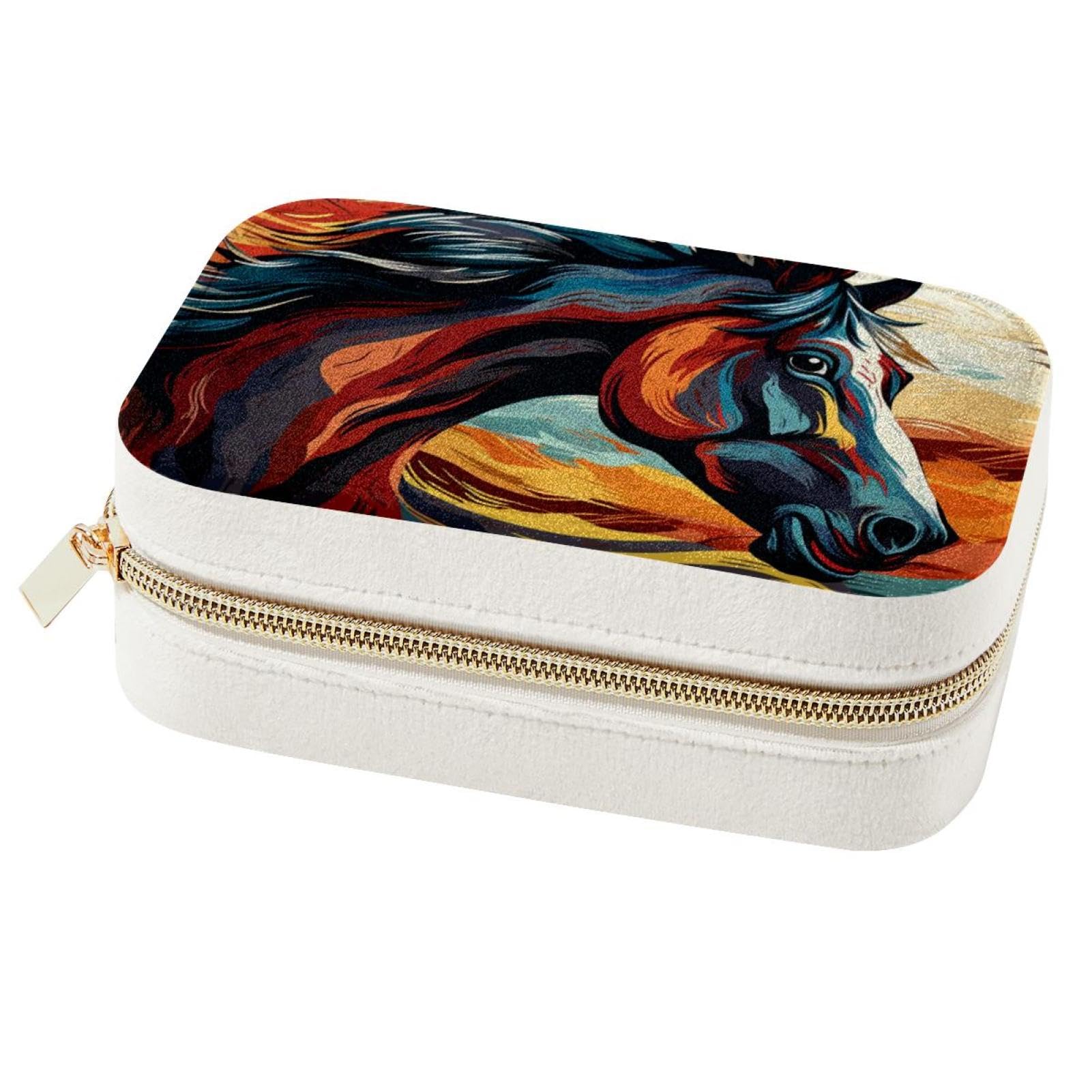 Boîte à bijoux cheval grand format pour sublimer votre coiffeuse de chambre