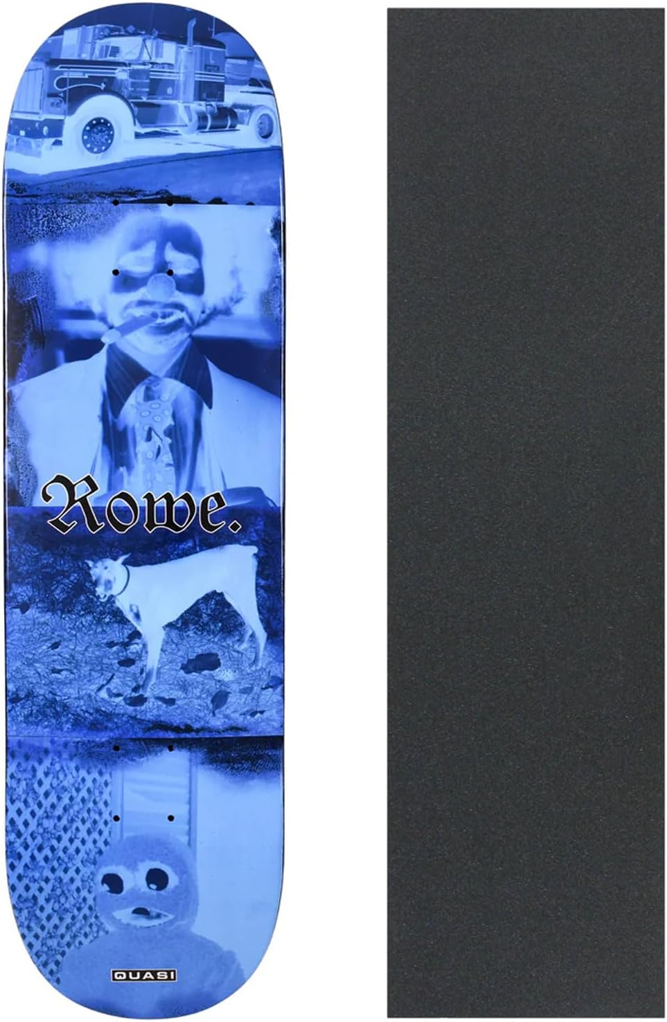 Quasi Skateboard Deck Jon Rowe Bygone 8.5" x 32.125" with Grip