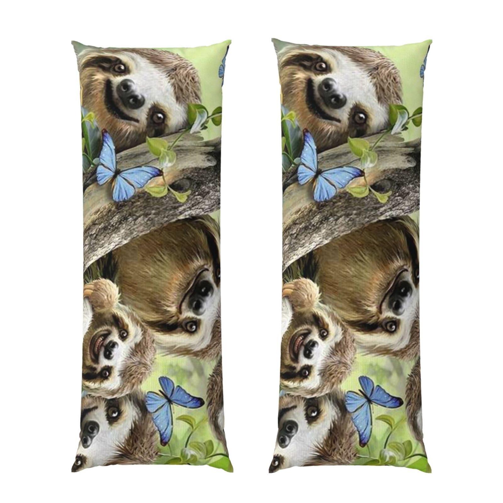 Taie d'oreiller motif paresseux 50,8 x 152,4 cm pour une chambre douce et cosy