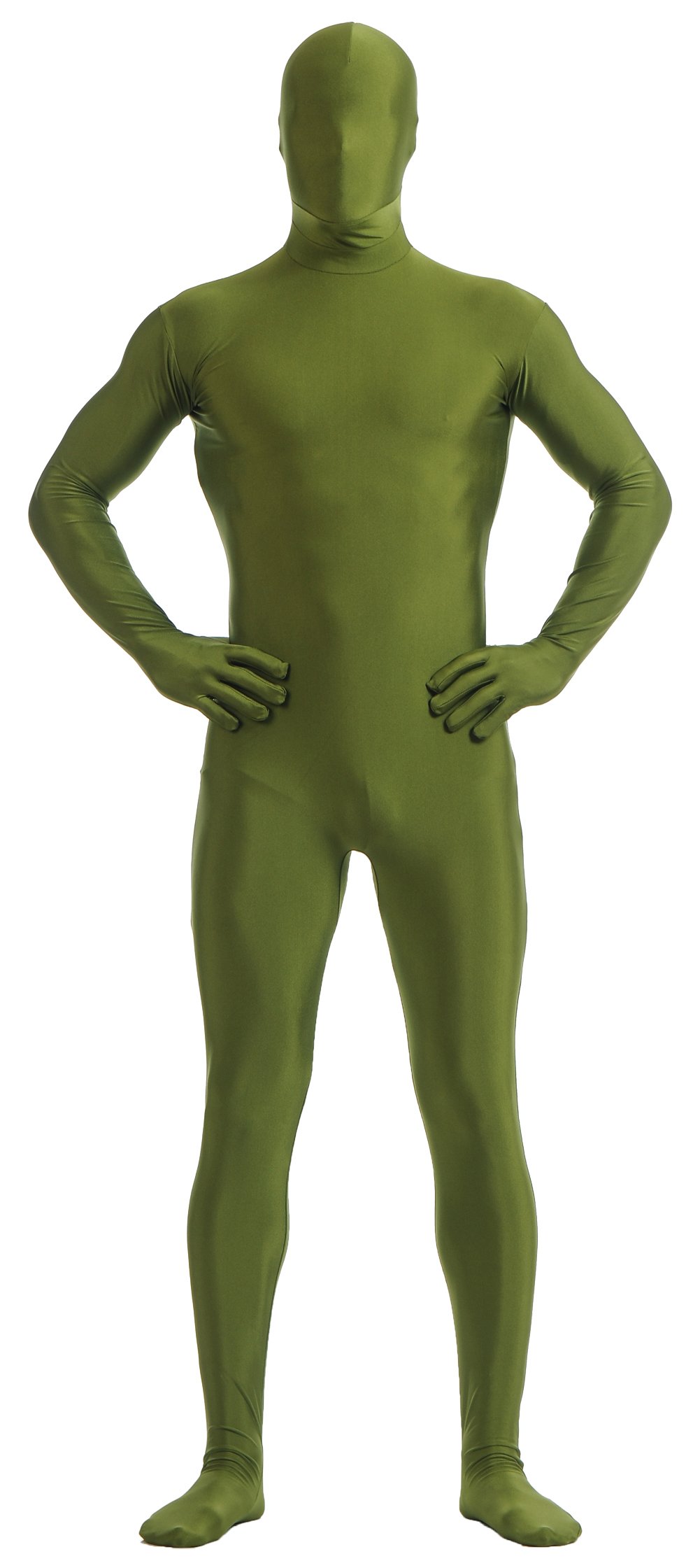 Ensnovo Mens Full Body Tights Suit Costumes Spandex Zentai Bodysuit