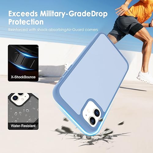 Vista 205 de TENOC Funda para teléfono compatible con iPhone 13 Pro Max, funda transparente a prueba de golpes protectora delgada para 6.7 pulgadas