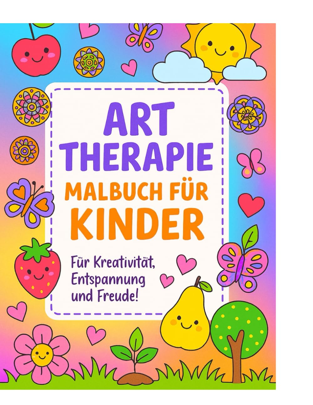 Art therapie Malbuch für kinder: Für Kreativität, Entspannung und Freude