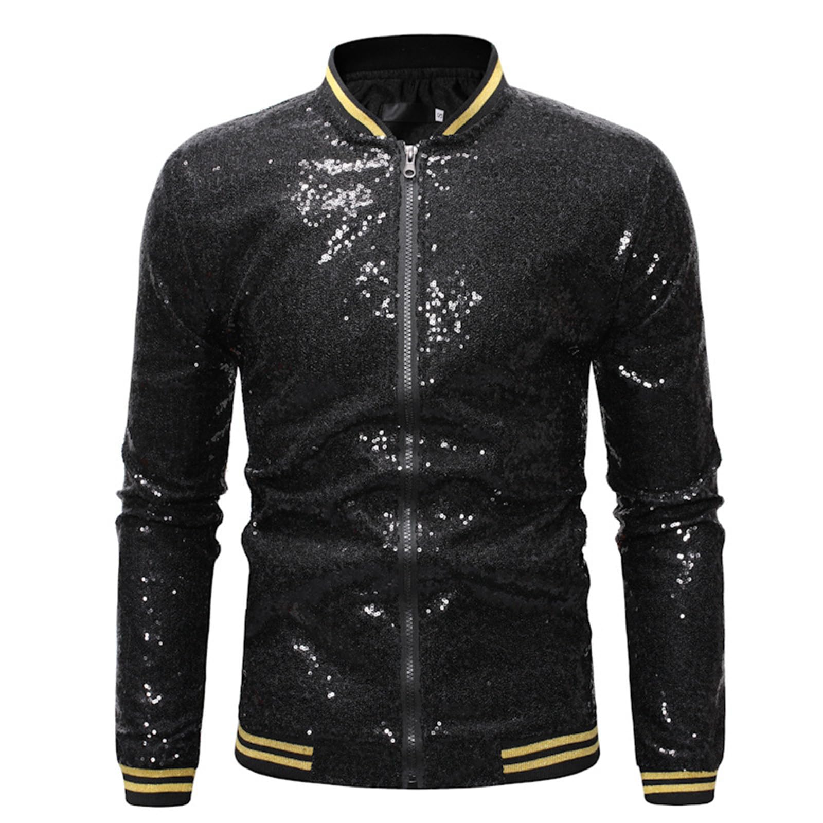 Veste à Paillettes Pour Homme – Blouson Disco Brillant Pour Soirées Et Looks Audacieux
