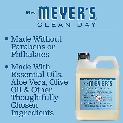 Miniatura 426 de Mrs. MEYER'S Variedad de jabón líquido para manos, 1 repuesto de bayas de ciruela, 1 jabón de manos de ciruela y bayas, 2