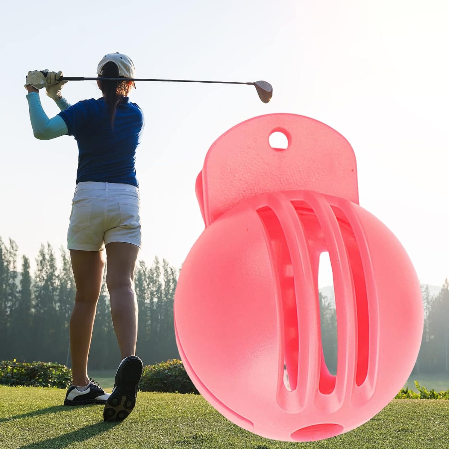 review Shulemin Golf Ball Alignment Compact Ultra-Light Accessory 3 Line Alignment Golf Ball Marker for Driving Range