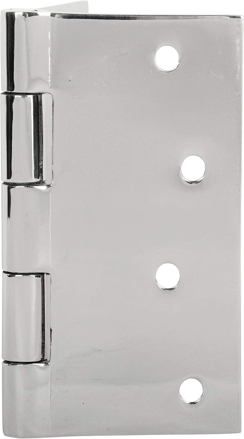 s siskcon 4 INCH Stainless Steel.Storm Door Hinges with Removable Pin, 4''X 4'' INCH,Mirror Polished Finish,Hgs-404025Rs-Sb-32 3 PCS Hinges with 24 PCS Screws Security PIN Hinges -Pack of 1