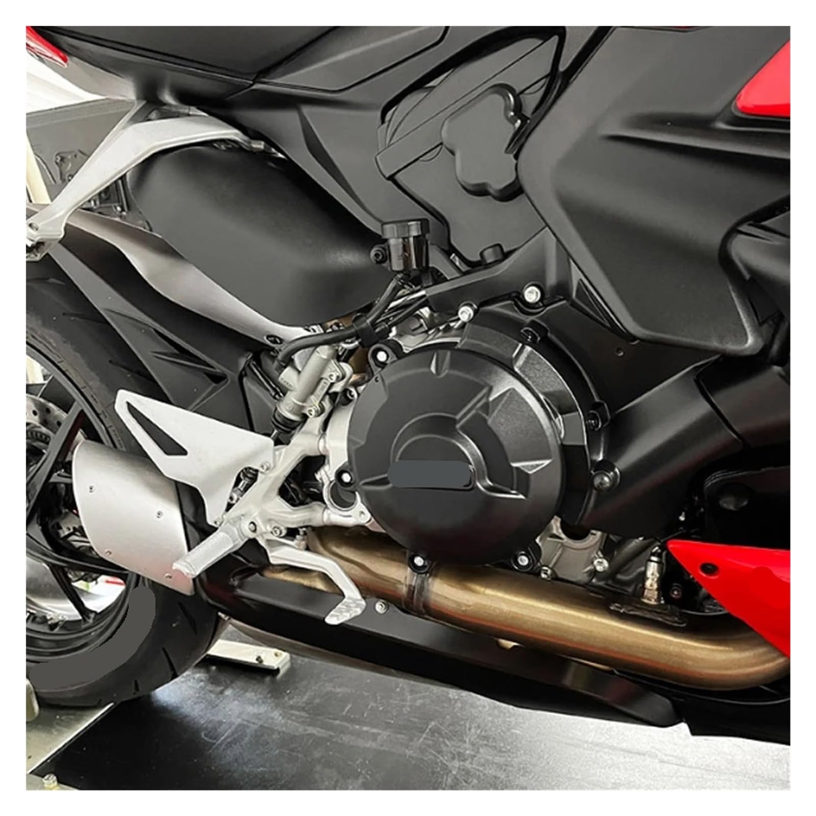 Cappuccio motore moto Protezione Della Copertura Del Motore Del Motociclo Per st&reetfi&ghter V2 2022 2023 2024 Kit Di Sostituzione Regolabile Per Uso Generale