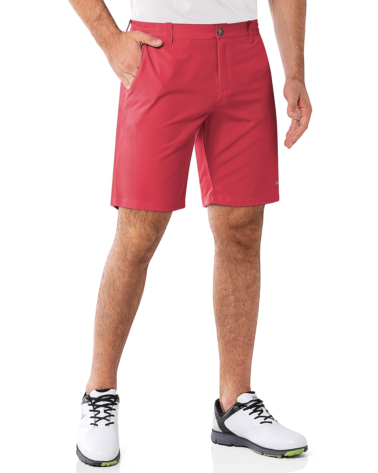 33,000ft Hommes Shorts de Golf Short d'extérieur Léger, Extensible, à Séchage Rapide, avec Protection Solaire UPF 50 Shorts de Randonnée Short de Cyclisme Short de Golf
