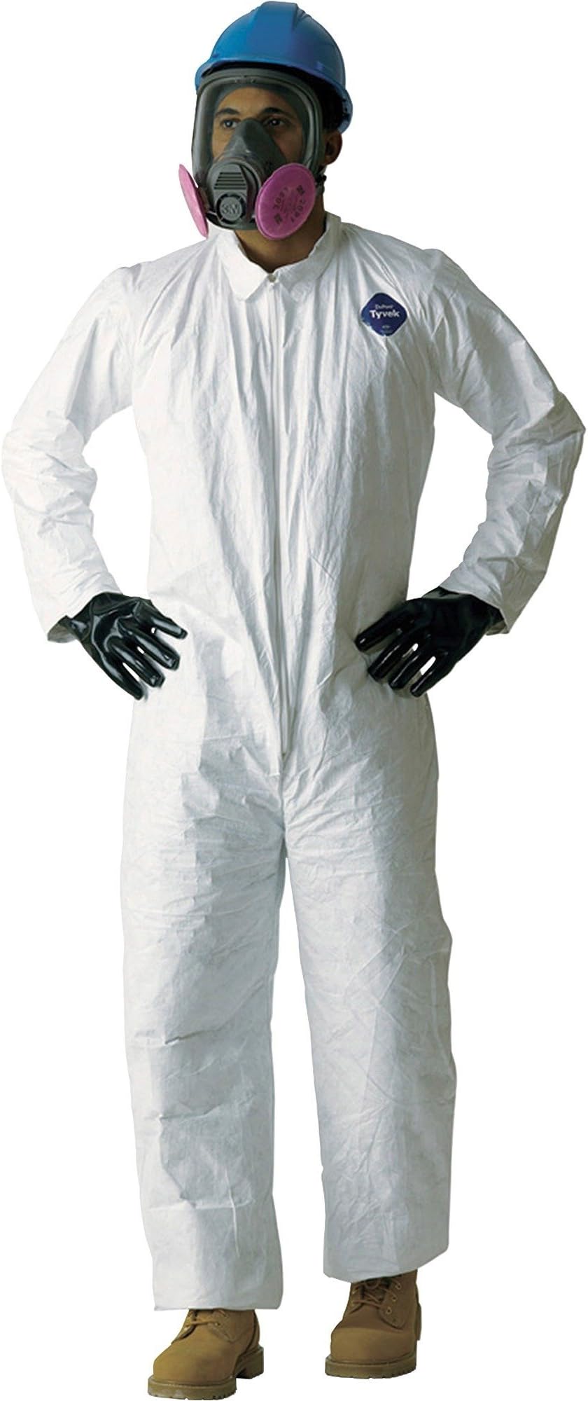 Dupont 120SWHXL00 Coveralls Non-Woven Zipper X-Large 25/CT White