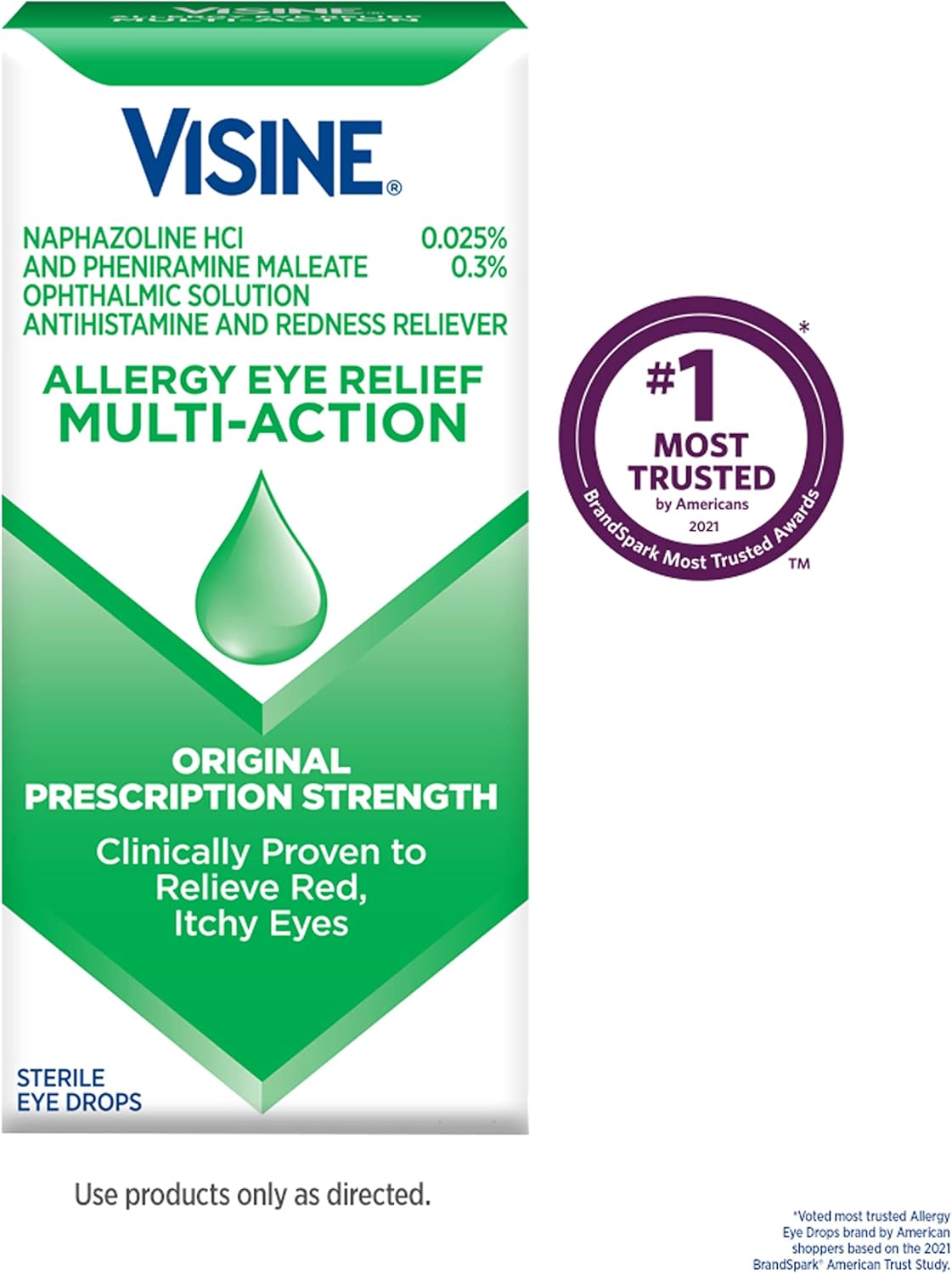 Buy Visine Allergy Eye Relief MultiAction Antihistamine & Redness Reliever Eye Drops with