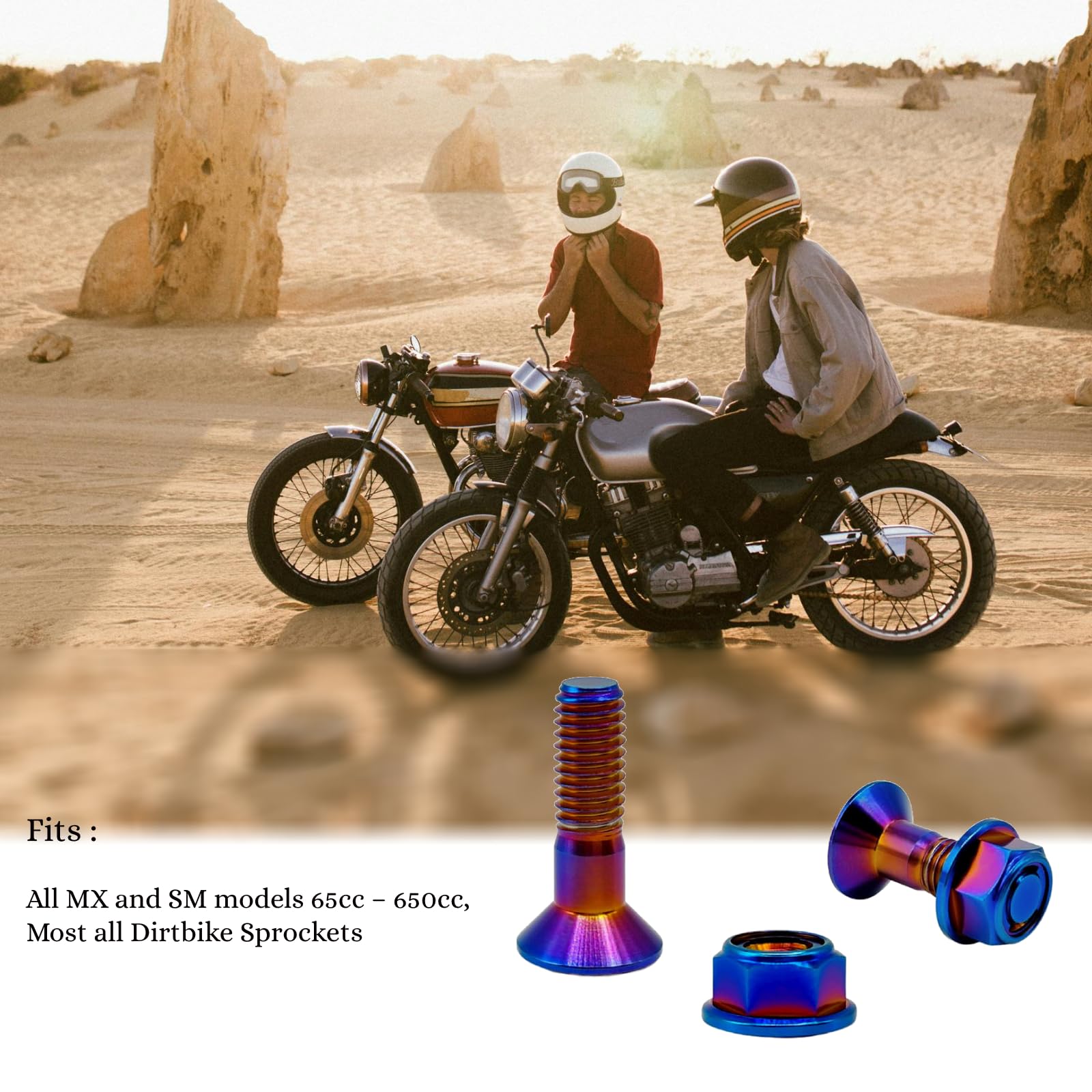 Amazon.co.jp: RISON チタンスプロケットボルトとナット 6キット