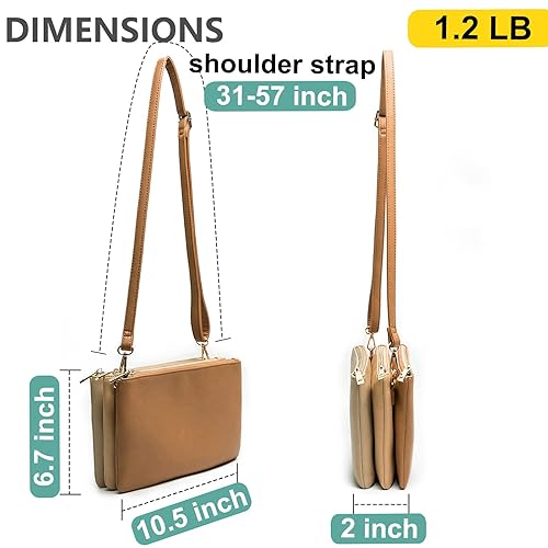 Miniatura 7 de MOMINSIDE Mochila para pañales, bolsas cruzadas de cuero para bebé con 6 bolsillos aislados para mamá papá, búsqueda de registro de bebé, cambiador,