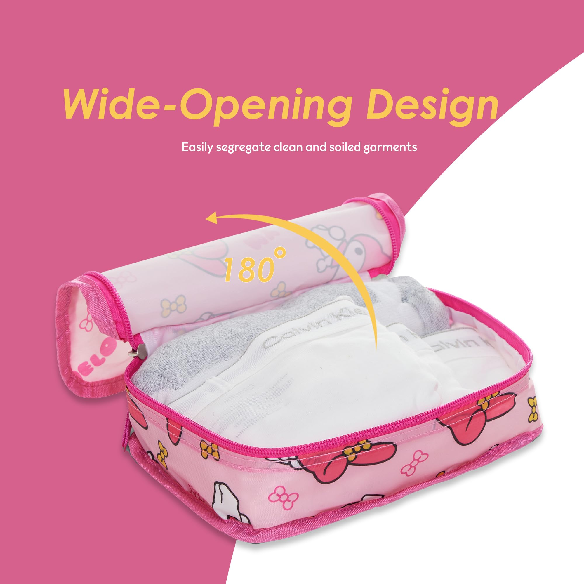 Amazon.com | Sanrio's Hello Kitty Packing Cubes - 5 Piece Packing