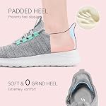 STQ Running Shoes for Women Auch Support Slip on Sneakers Walking Tennis Breathable Athletic Gym Shoes
