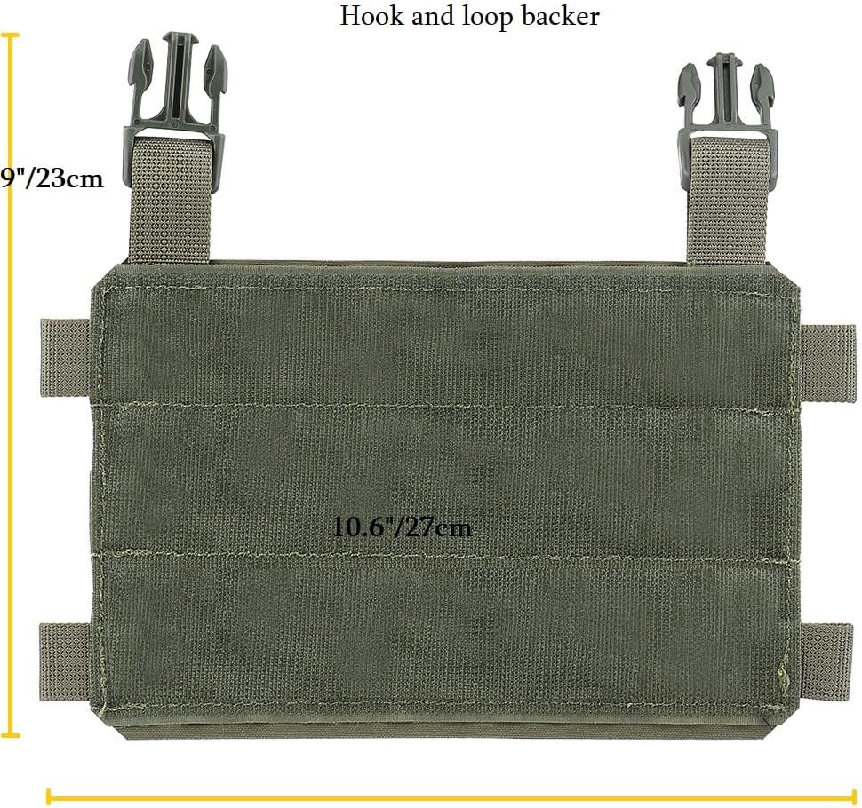 Chest Rig Expander Placard Chest Rig Tactical HRT Laser Cut MOLLE Placard - HRT Tactical Gear HRT ...