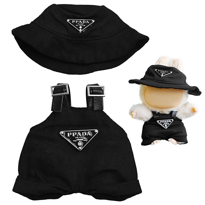 新款黑色成人玩偶服装