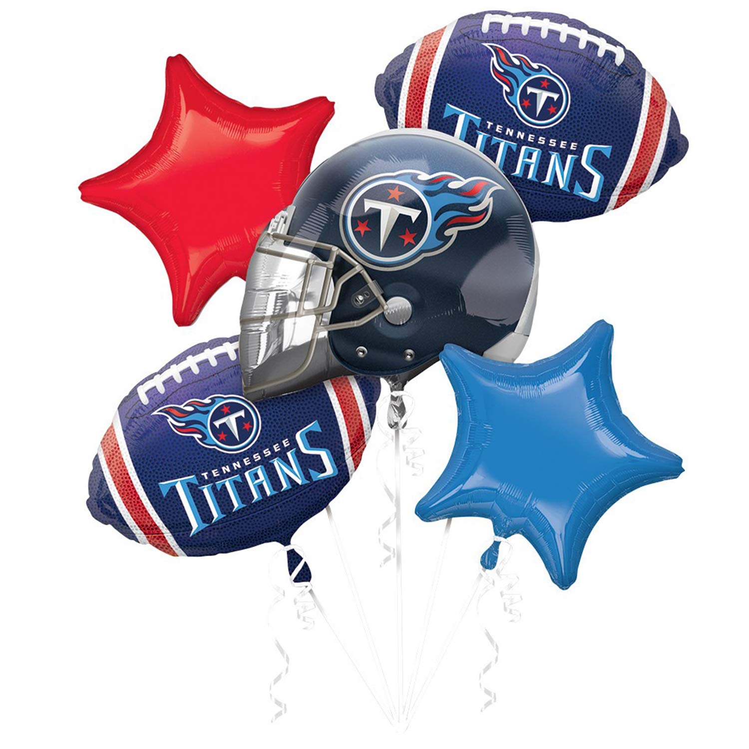 AnagramTennessee Titans 5 Piece NFL Football Balloon Bouquet