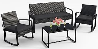 Ahomly 4 Piece Patio Furniture Set