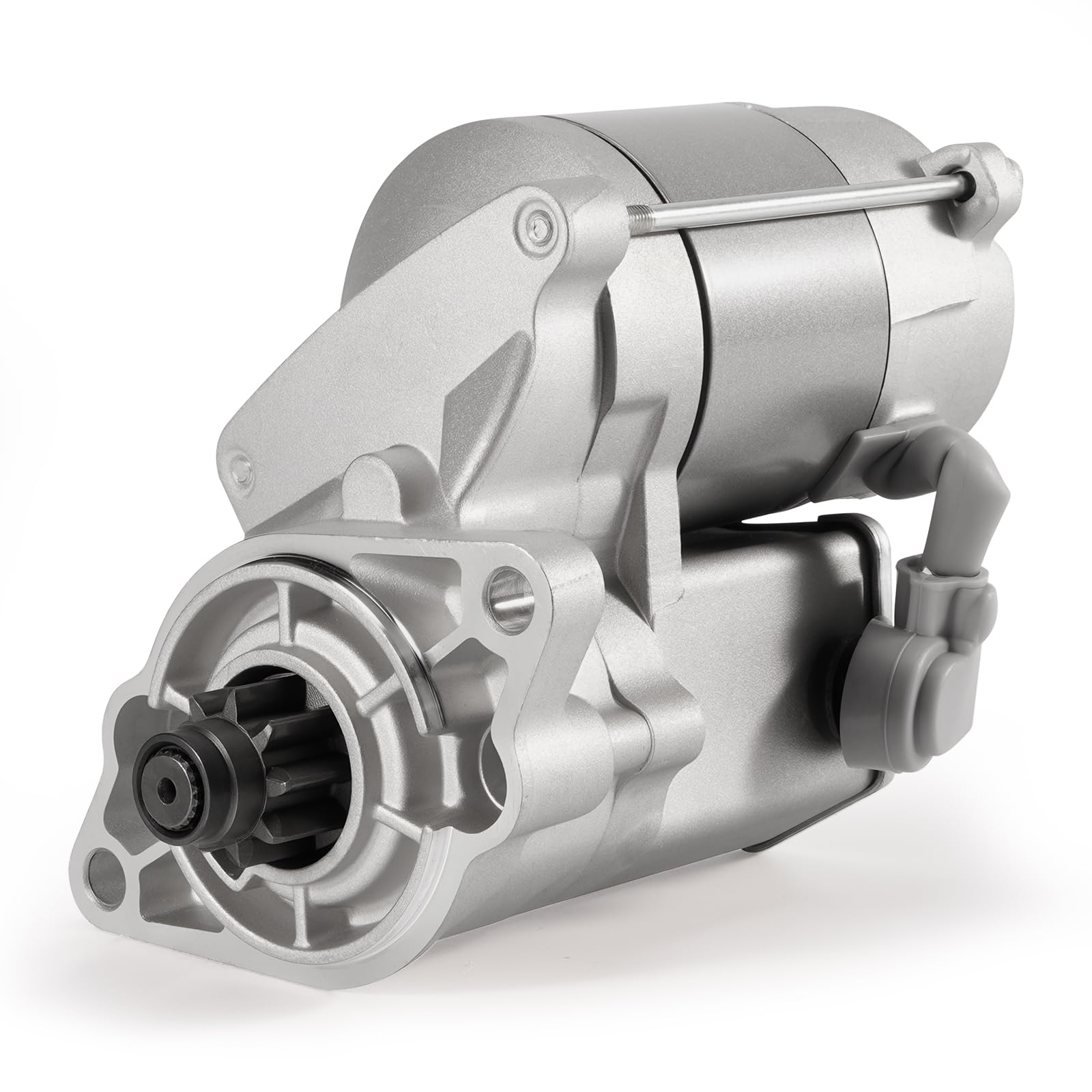 Photo 1 of Kozlira Starter Motor 12V 9T 1.2KW Fit for Kubota Engine D1305 D1105 D1105-T D1005 D905 V1305 V1505 V1505-T D722 for Kubota Excavator K-008, Replace 16614-63010 K7571-61811, One Year Quality Assurance