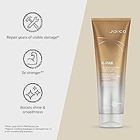 Vista 3 de Joico K-PAK Daily Reconstructing Conditioner For Damaged Hair Restore Shine Smooth & Detangle Eliminate Static With Keratin & Guajava