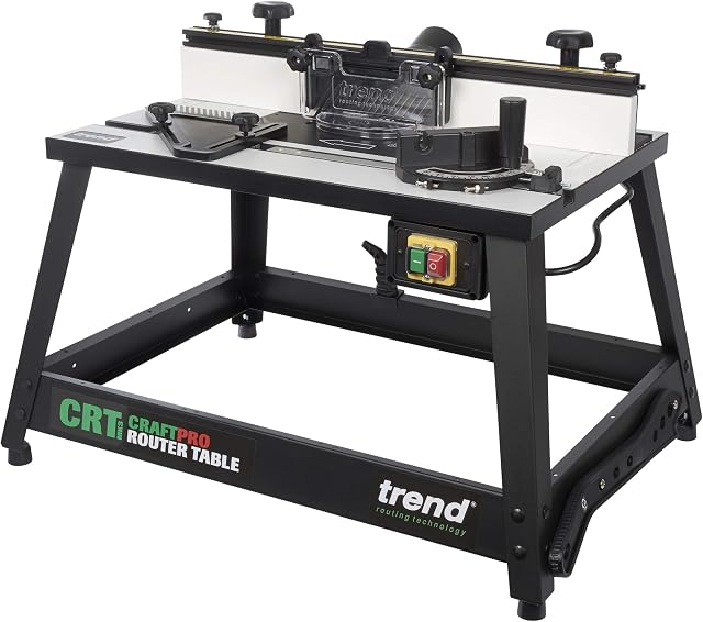 Trend CRT/MK3 Craft Pro Router Table for Joinery, Furniture, Shaping and Moulding Applications, 240 V