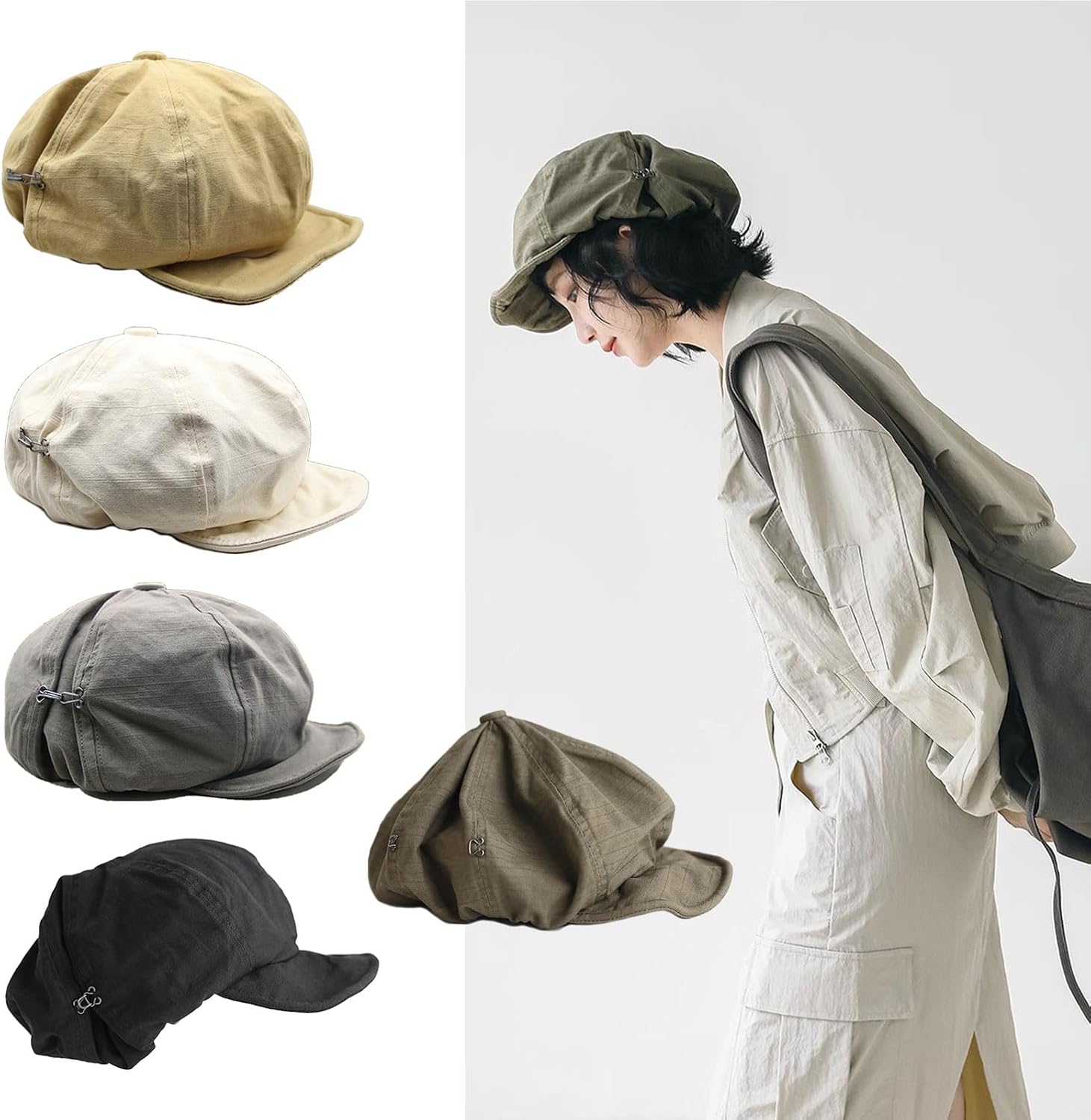Novelty Berets Japanese Trend Painter Hat British Cabbie for Autumn Winter Fashion for Daily Wear Women's Fashion Hat