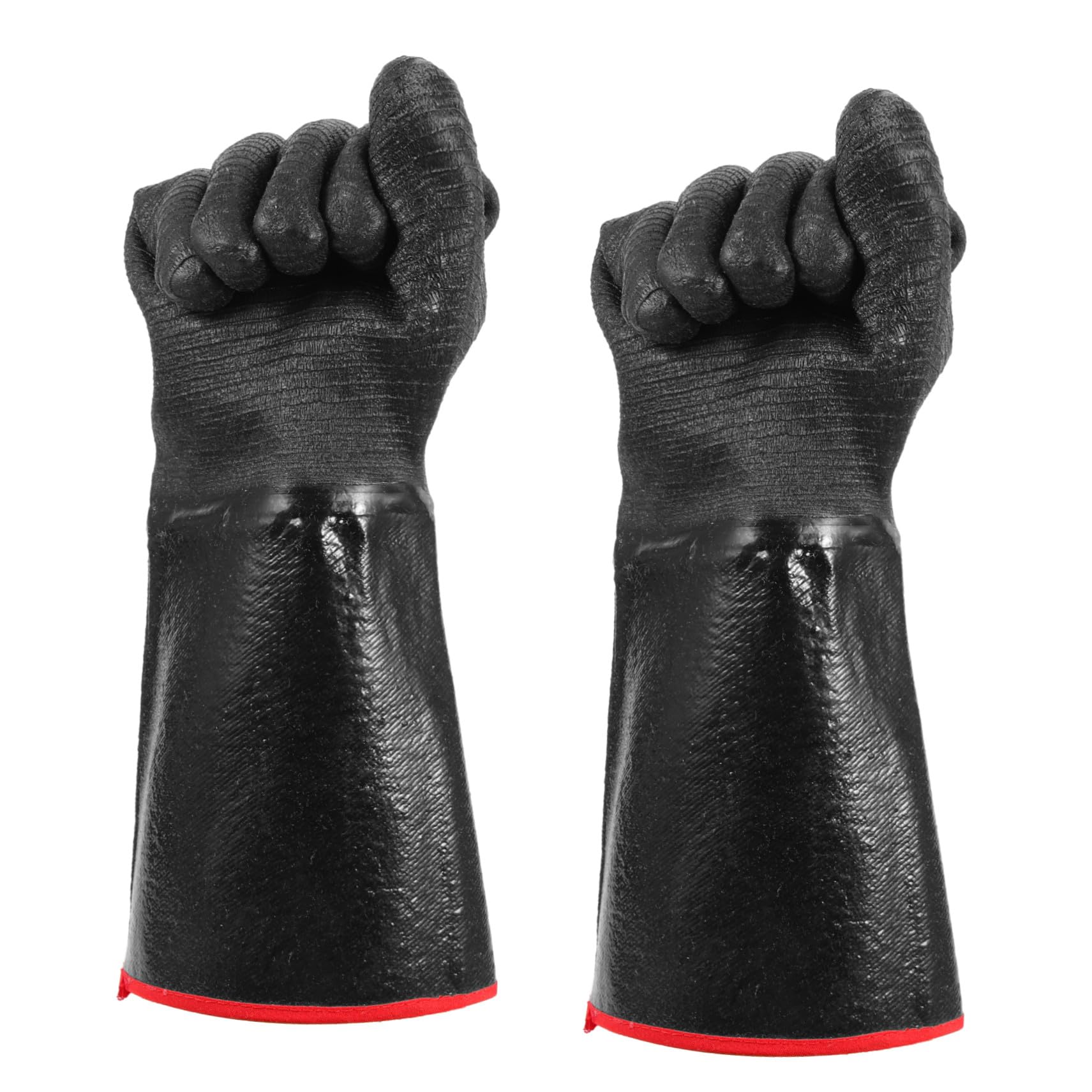 Guantes de Neopreno Resistentes al Calor y Fuego Protectores Scalding para Trabajo Industria Talla Unisex Fáciles de Limpiar y Almacenar