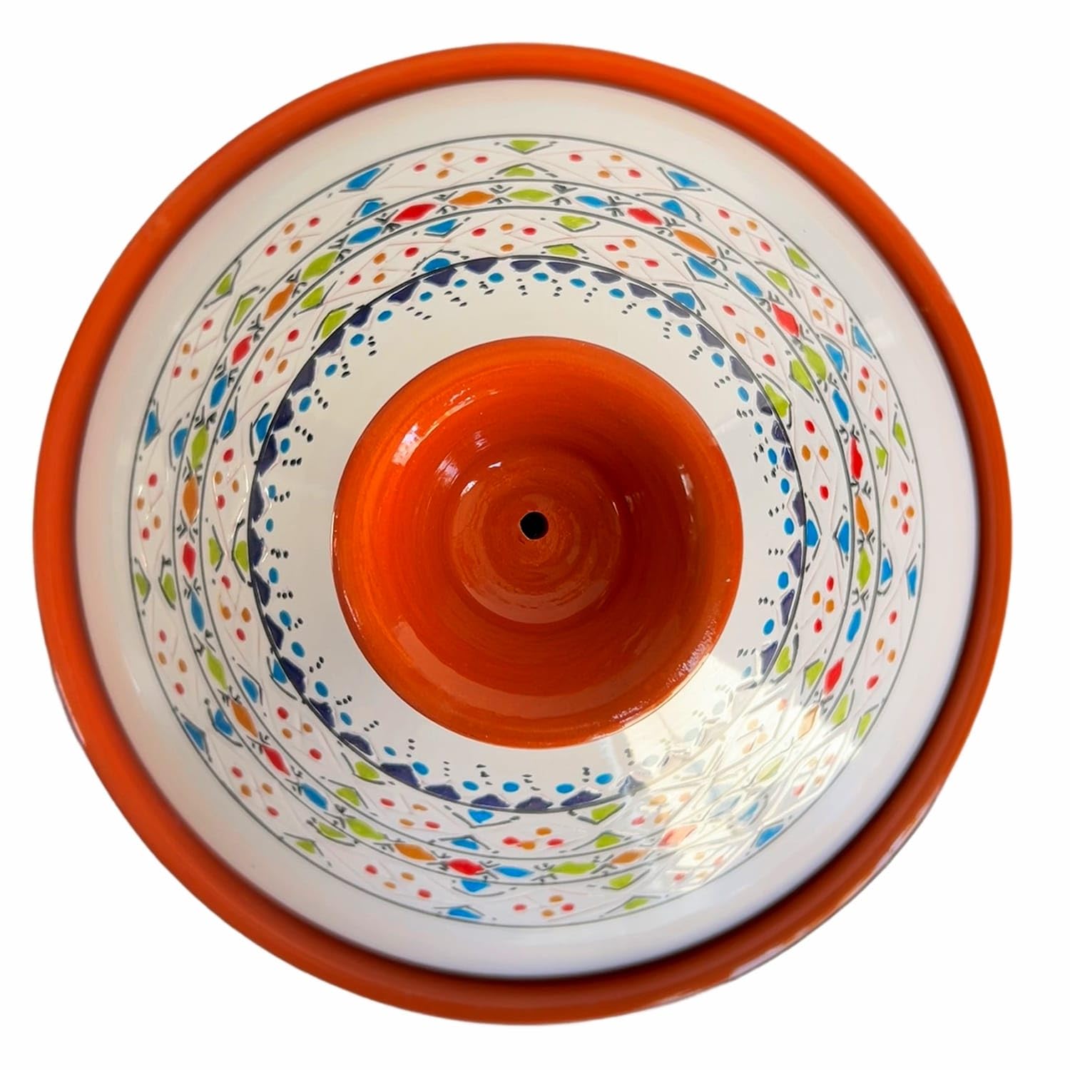 Tajine en Terre Cuite XL 32 cm – Authentique Marmite Ethnique Marocaine/Tunisienne avec E-book Gratuit 0212242001