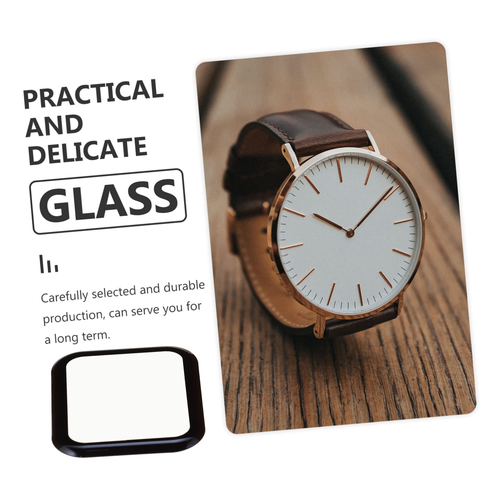 Hemobllo 10stücke Curved Tempered Glass Screen Protector Für Kratzfester Wasserfester Displayschutz Einfache Installation Präzise Aussparungen Vollständiger Schutz Für Smartwatch