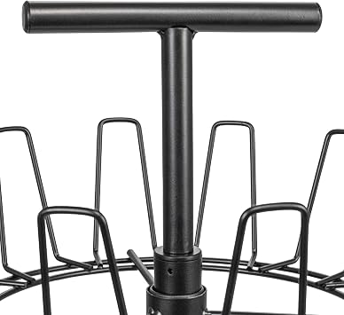 Household Essentials 3-Tier Shoe Storage Tree, Matte Black