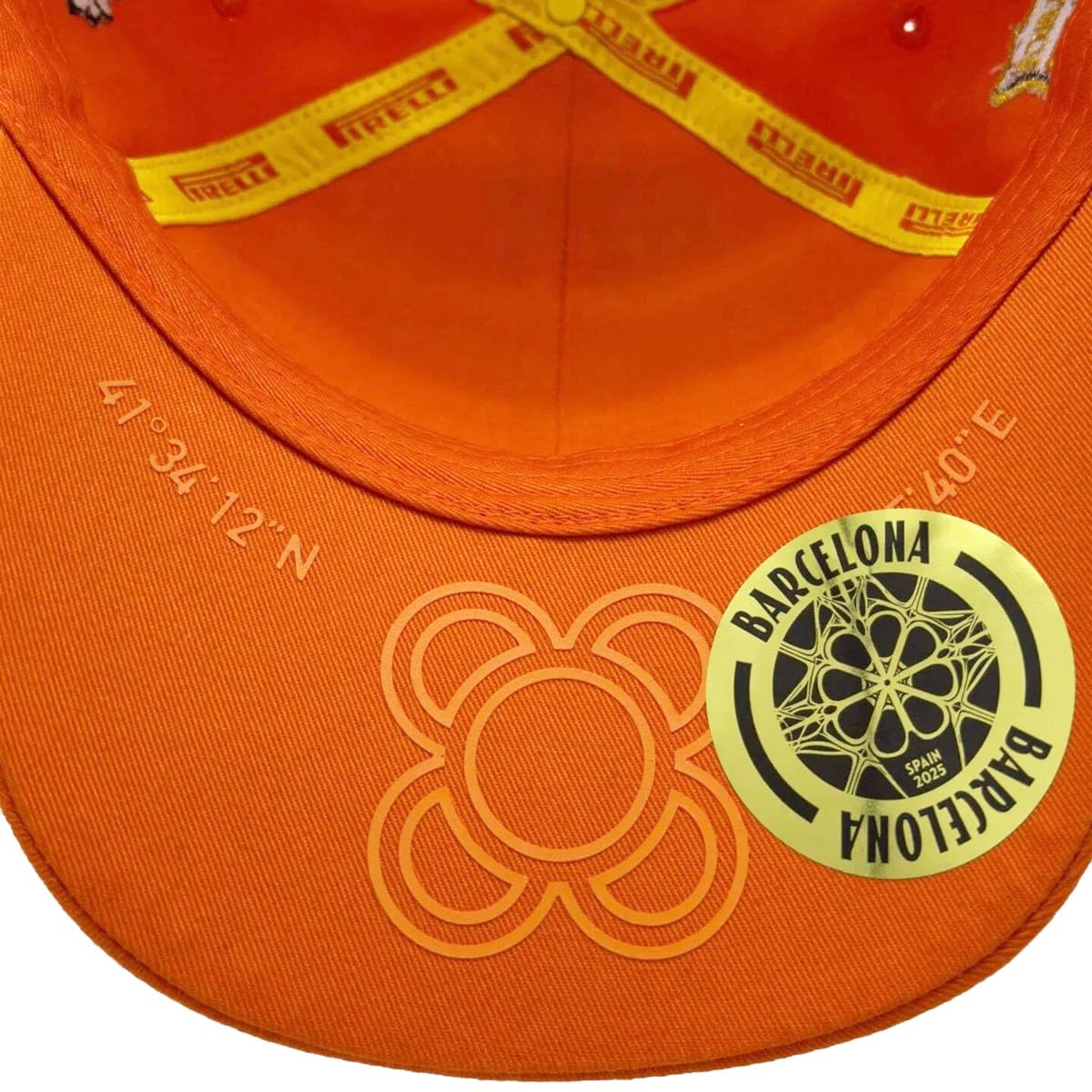 Pirelli Unisex-Cap für Erwachsene, Podium, 1. Platz, Champion, verstellbarer Strapback-Hut