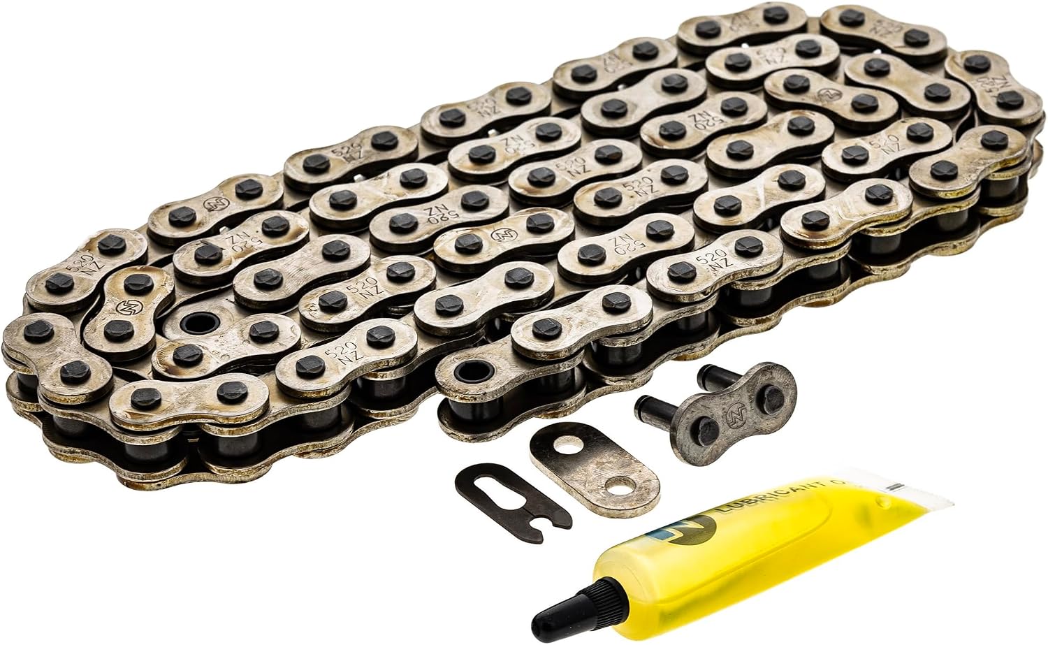 NICHE Drive Sprocket Chain Combo for Yamaha Grizzly Hunter Breeze 125 Front 12 Rear 32 Tooth 520NZ Standard 74 Links