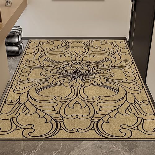 Miniatura 3 de Alfombra retro de los años 70S para dormitorio, antideslizante, lavable a máquina, alfombra asequible para sala de estar, guardería, habitación de