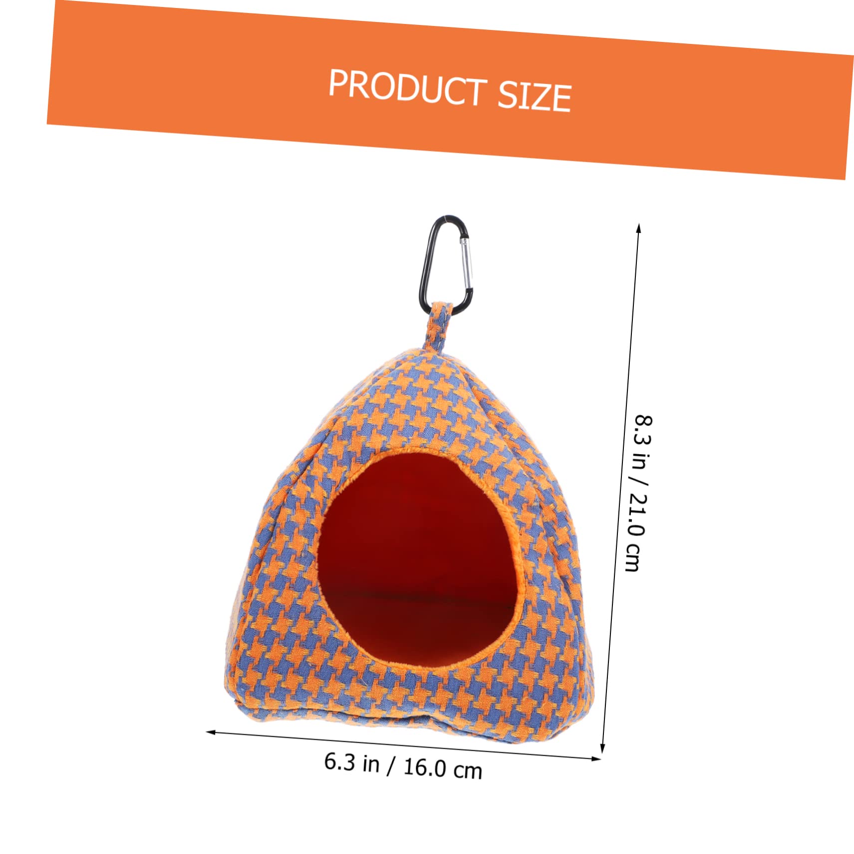 POPETPOP 3pièces Hamac Suspendu pour Oiseaux Nid De Perruche Et Confortable pour Petits Animaux Outils De Jeu Facile à Nettoyer
