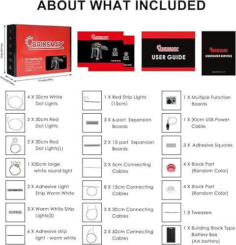 Miniatura 6 de BRIKSMAX Kit de iluminación LED para LEGO-75313 at-at - Compatible con el modelo de bloques de construcción de Lego Star Wars, no incluye el juego