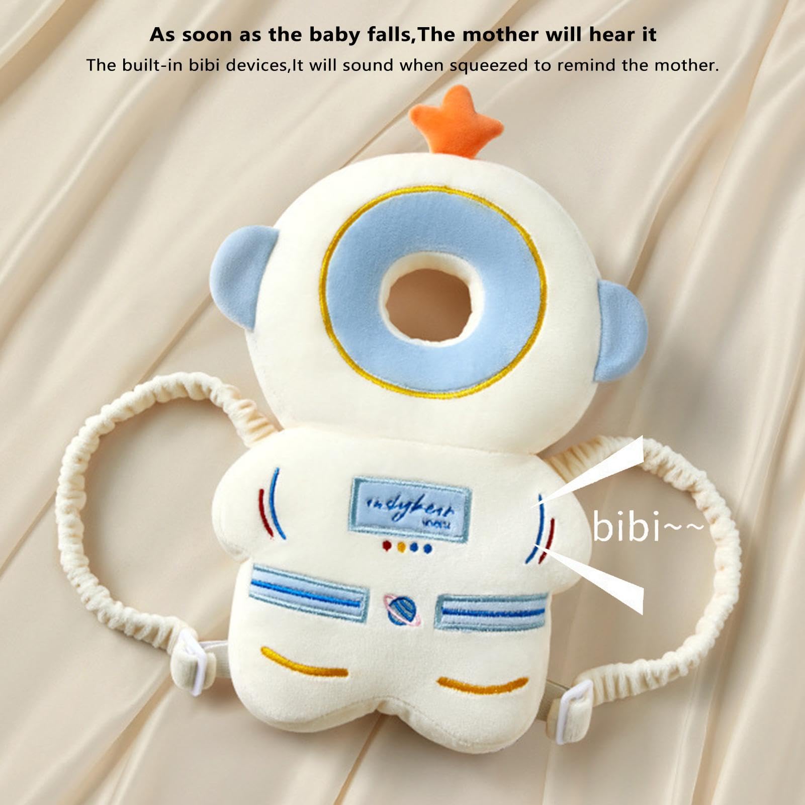 Mochila Para Bebé Almohada De Protección Para La Cabeza, Almohadilla De Protección Para La Cabeza Para Niños, Almohadilla De Seguridad Ajustable Para Bebés, Mochila Protectora, Astronauta