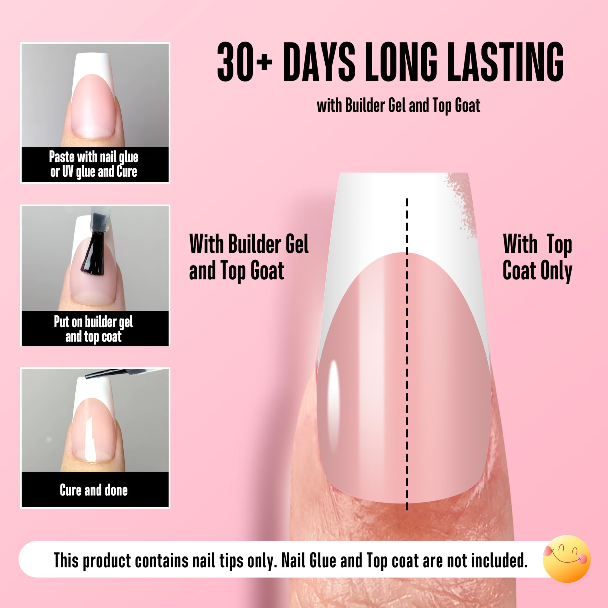 NOVO OVO Soft Gel Full Cover Nail Tips